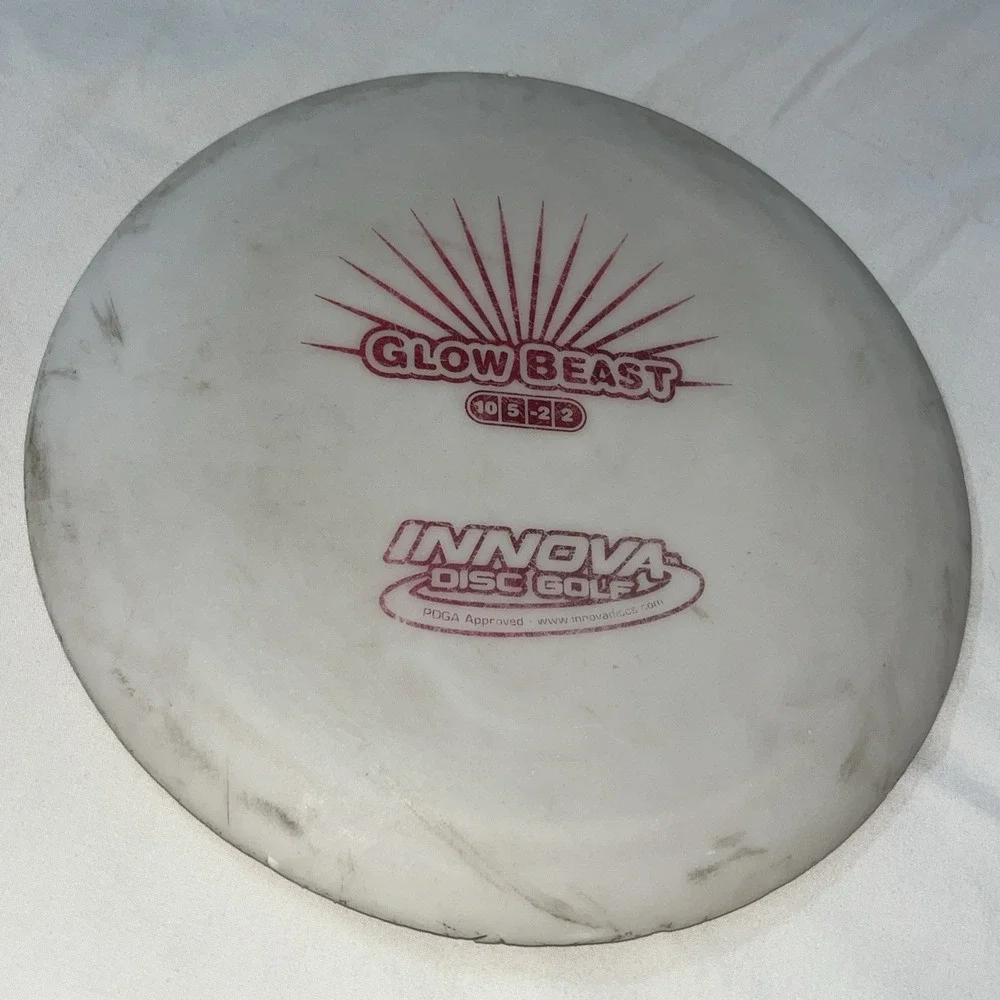 Innova Disc Golf Glow DX Beast Disc Gently Used 171 G (slightly Warped)‎ Rare